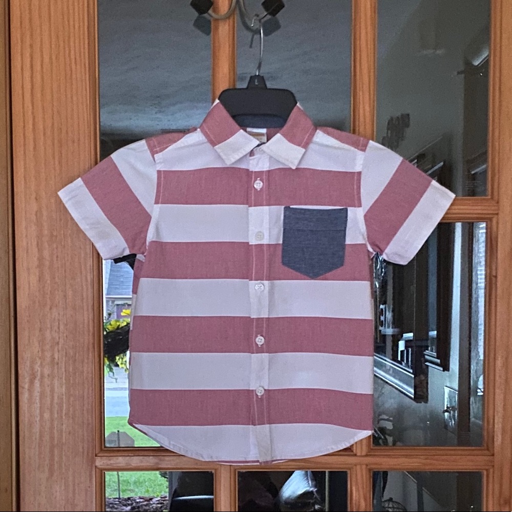 Gymboree Boys’ Strip Button Down Shirt